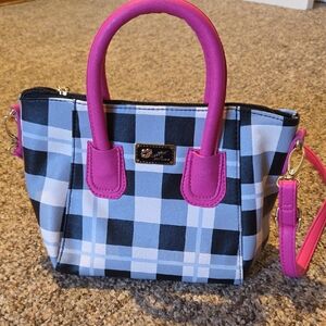 Luv Betsey by Betsey Johnson Plaid/Checkered Satchel.